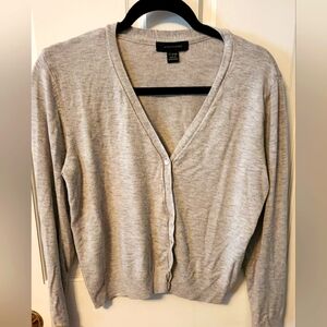 Atmosphere Heather Gray Knit Cardigan